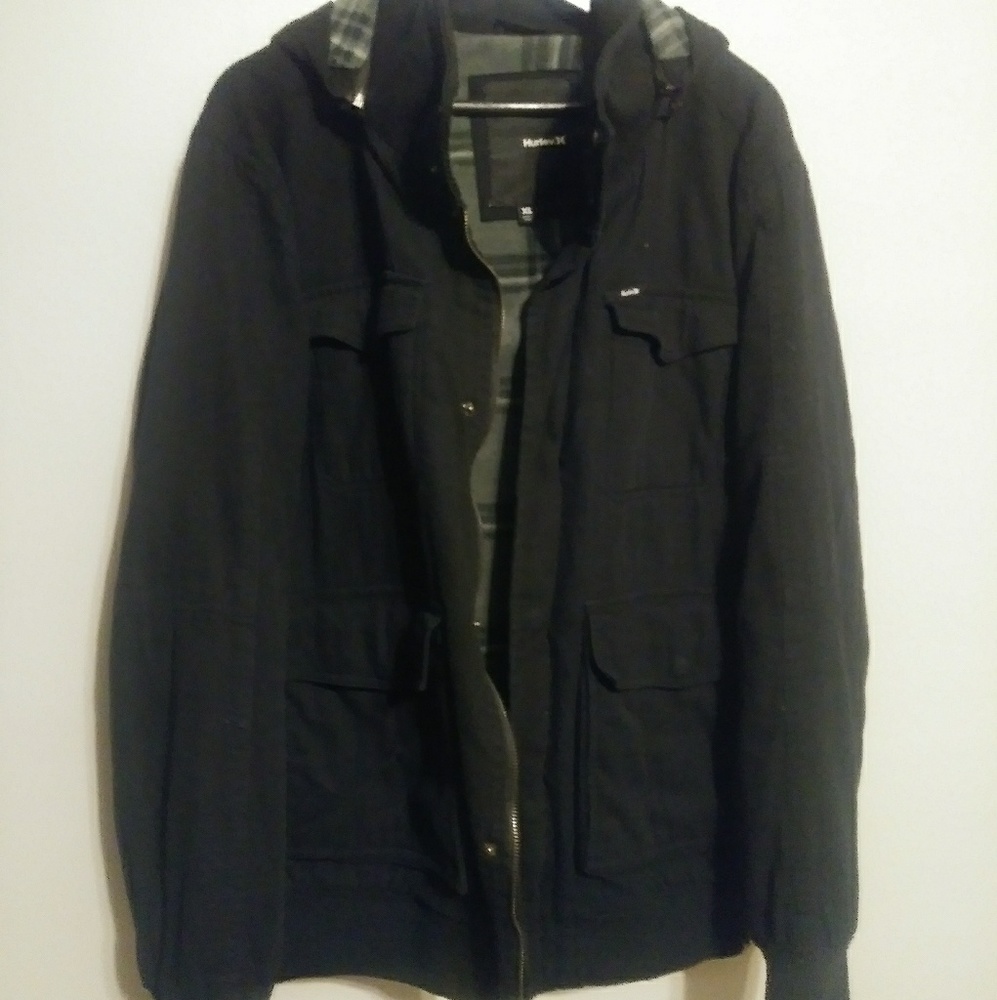 Black and Gray Hurley Jacket